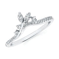 14k White Gold Wrap Ring