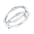 14k White Gold Ring Insert