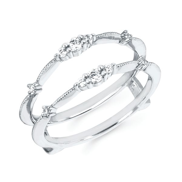 14k White Gold Ring Insert