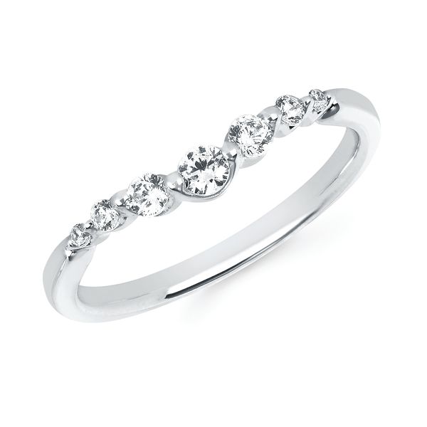 14k White Gold Wrap Ring