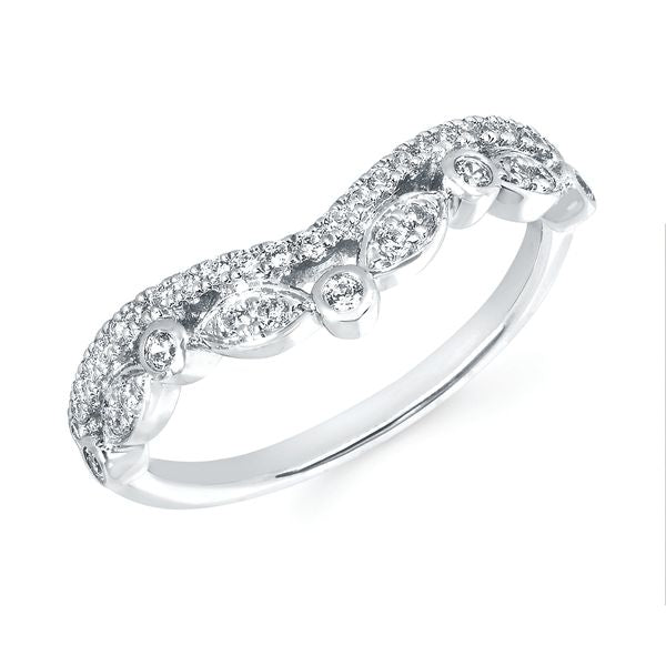 14k White Gold Wrap Ring