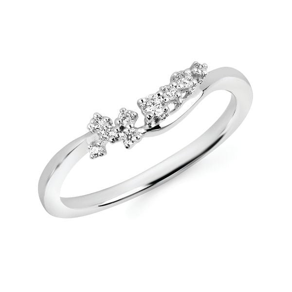 14k White Gold Wrap Ring
