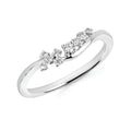 14k White Gold Wrap Ring