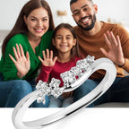 14k White Gold Wrap Ring - Image 3
