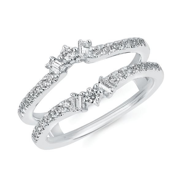 14k White Gold Ring Insert