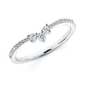 14k White Gold Wrap Ring