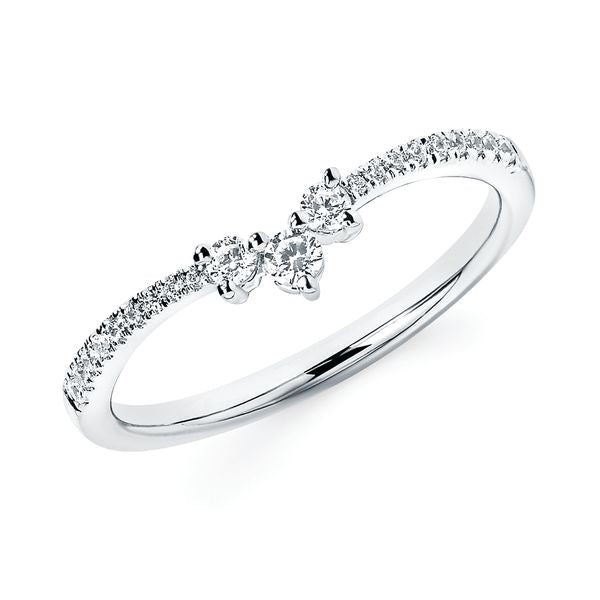 14k White Gold Wrap Ring