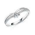 14k White Gold Wrap Ring