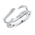 14k White Gold Ring Insert
