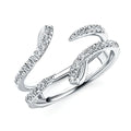 14k White Gold Ring Insert