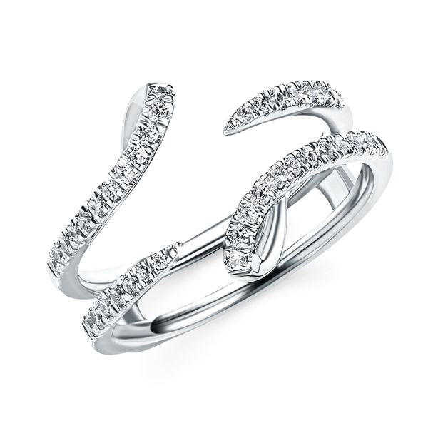 14k White Gold Ring Insert