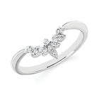 14k White Gold Wrap Ring
