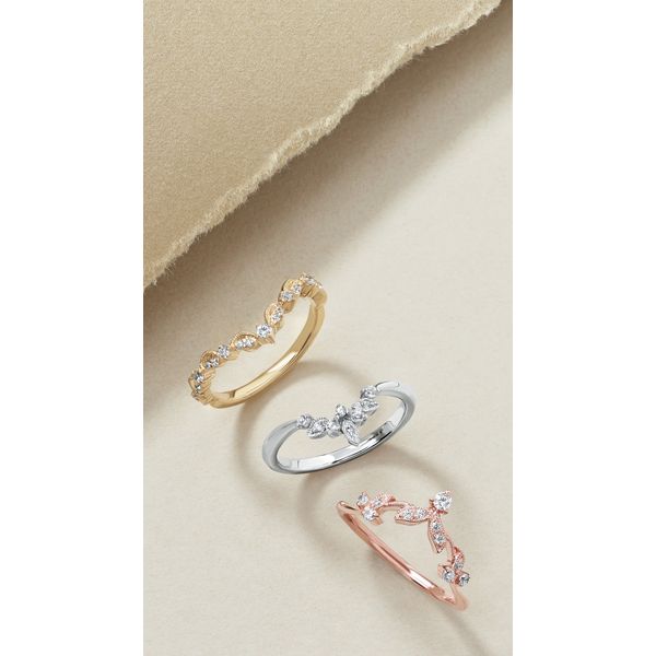 14k White Gold Wrap Ring - Image 2
