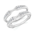 14k White Gold Ring Insert