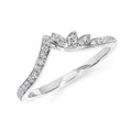 14k White Gold Wrap Ring