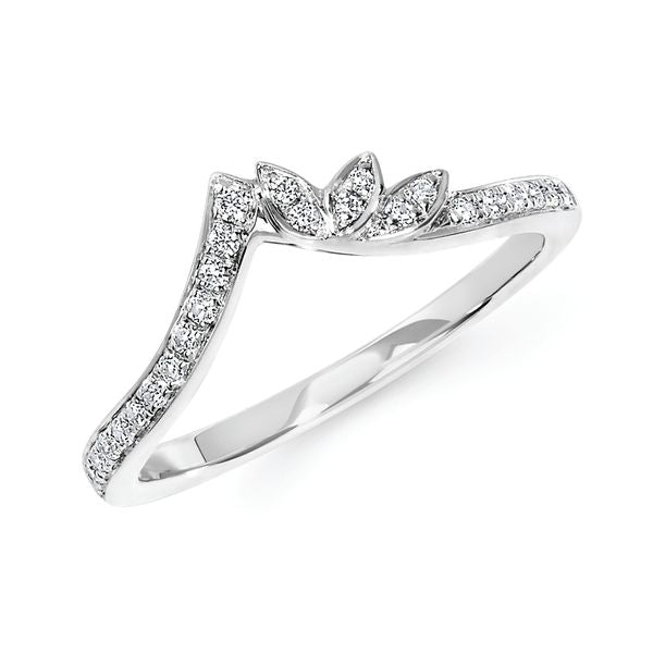 14k White Gold Wrap Ring