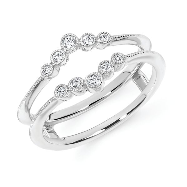 14k White Gold Ring Insert