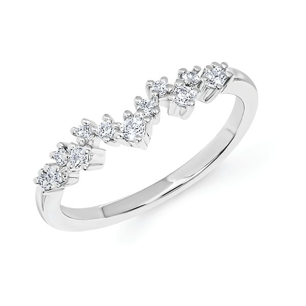 14k White Gold Wrap Ring