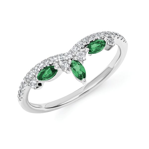 14k White Gold Wrap Ring