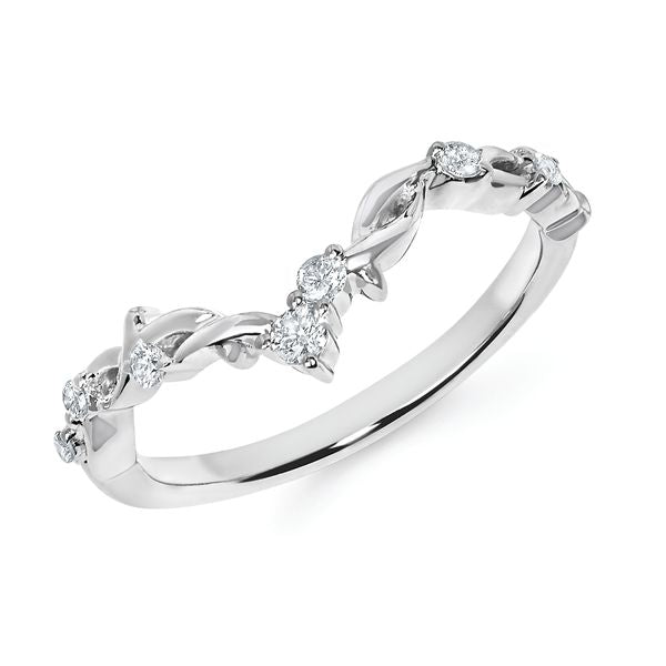 14k White Gold Wrap Ring