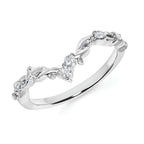 14k White Gold Wrap Ring