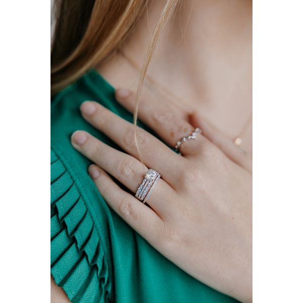14k White Gold Wrap Ring - Image 4