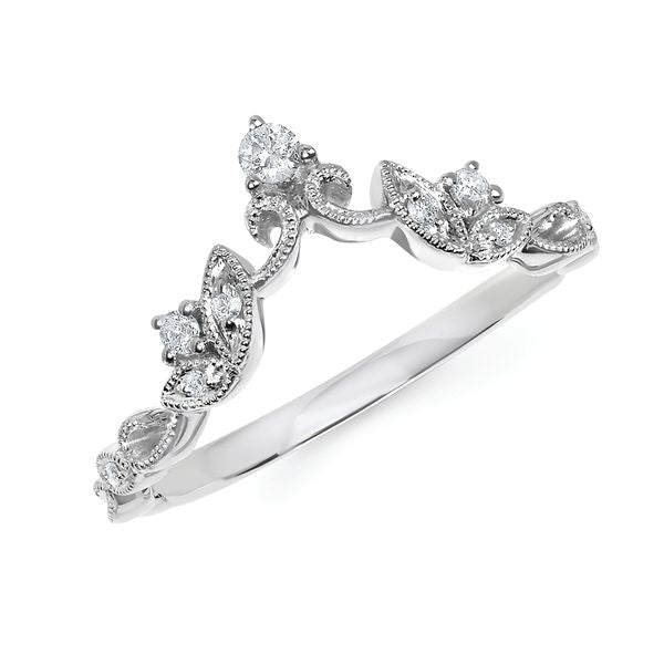 14k White Gold Wrap Ring