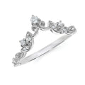 14k White Gold Wrap Ring