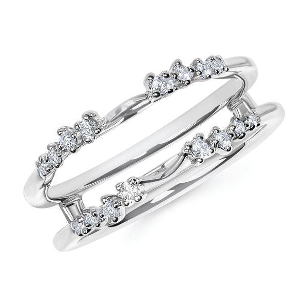 14k White Gold Ring Insert