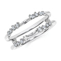 14k White Gold Ring Insert
