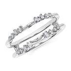 14k White Gold Ring Insert
