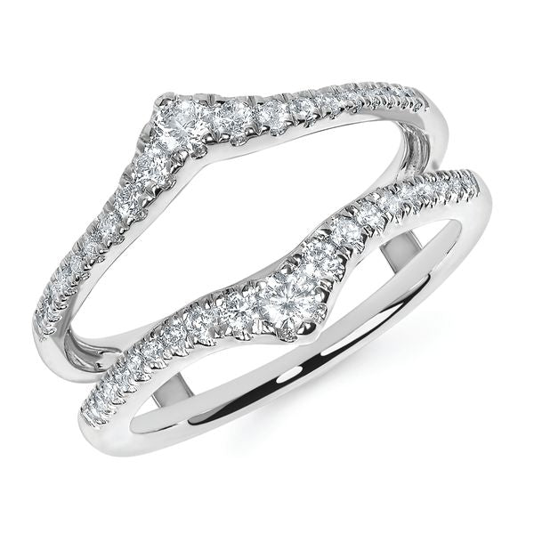 14k White Gold Ring Insert