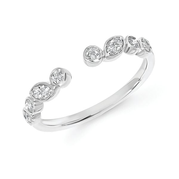 14k White Gold Wrap Ring