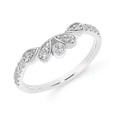 14k White Gold Wrap Ring