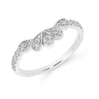 14k White Gold Wrap Ring