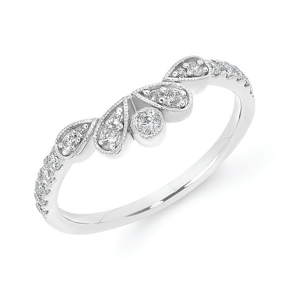 14k White Gold Wrap Ring