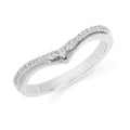 14k White Gold Wrap Ring