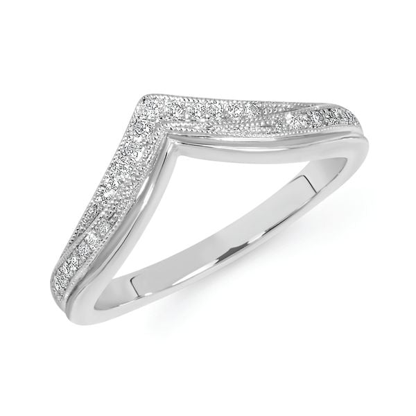 14k White Gold Wrap Ring