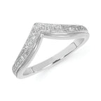 14k White Gold Wrap Ring