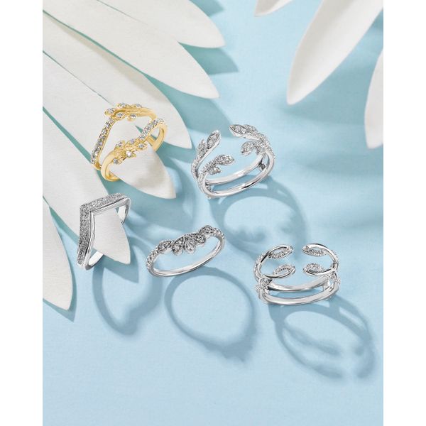 14k White Gold Ring Insert - Image 2