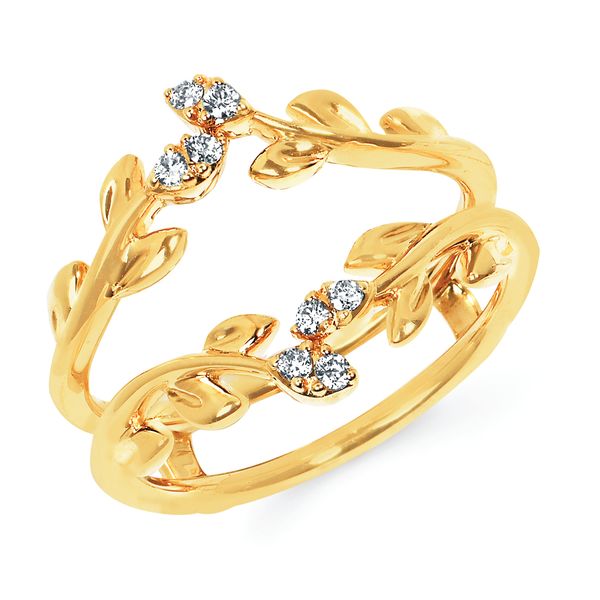 14k Yellow Gold Ring Insert
