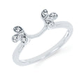 14k White Gold Wrap Ring