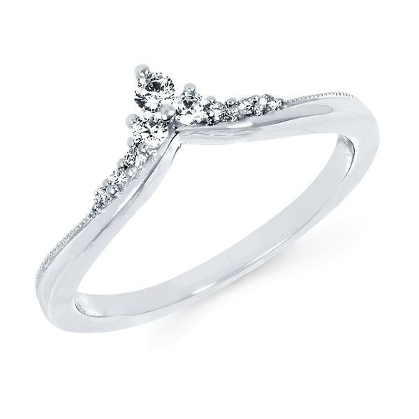 14k White Gold Wrap Ring
