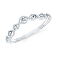 14k White Gold Wrap Ring