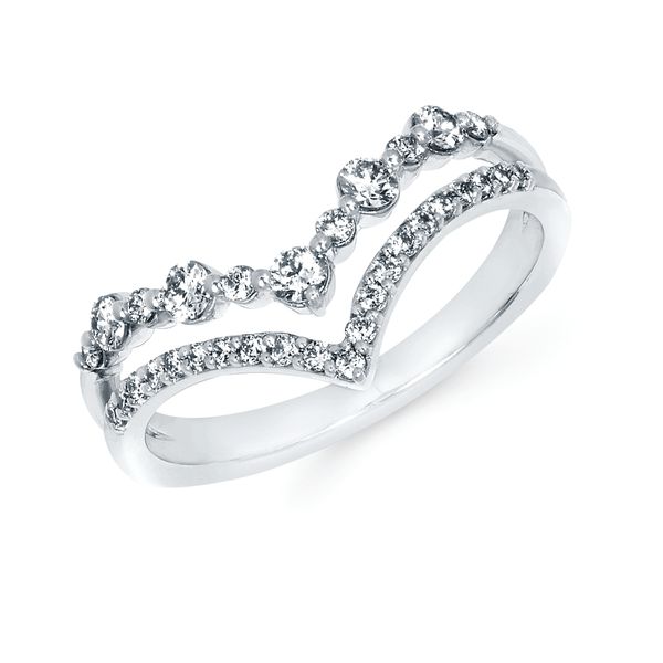 14k White Gold Wrap Ring
