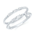 14k White Gold Ring Insert