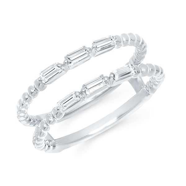 14k White Gold Ring Insert