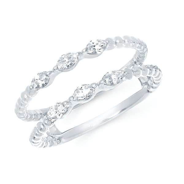 14k White Gold Ring Insert
