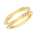 14k Yellow Gold Ring Insert