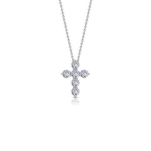 1.02 CTW Cross Pendant Necklace